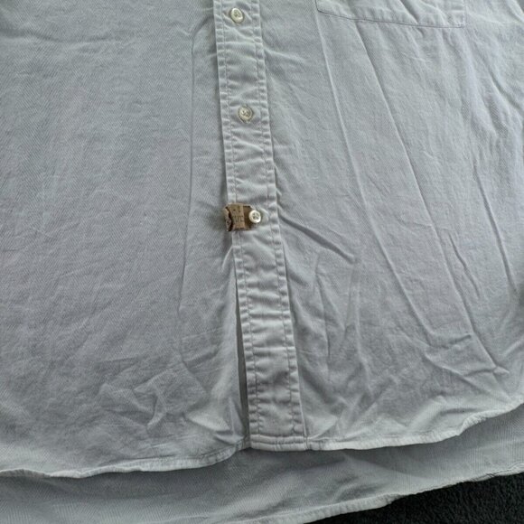 Gitman Bros For Roger Stevens Button Up Shirt Men White Long Sleeve 16 34 Cotton - Picture 12 of 16